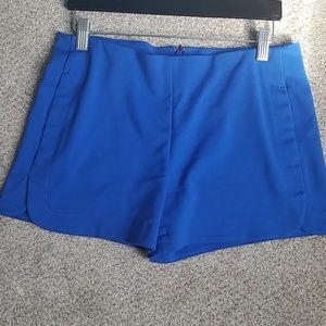 CYNTHIA ROWLEY COBALT BLUE SHORTS  6